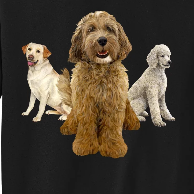 Labradoodle Trio Tall Sweatshirt