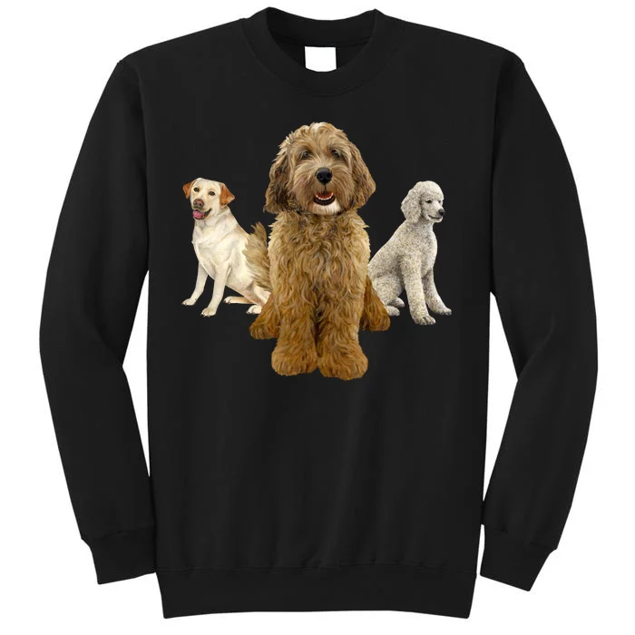 Labradoodle Trio Tall Sweatshirt