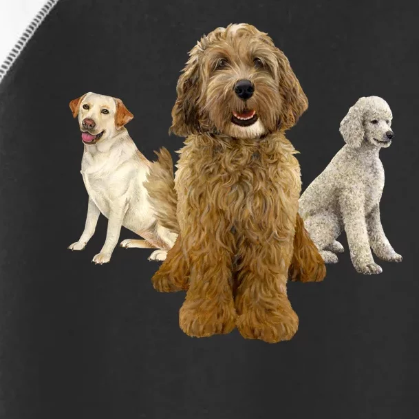 Labradoodle Trio Toddler Fine Jersey T-Shirt