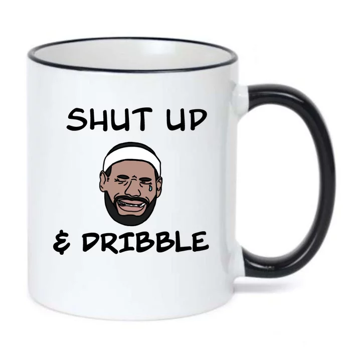 Labron Crying Shut Up And Dribble Black Color Changing Mug