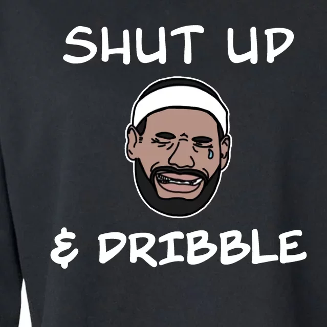 Labron Crying Shut Up And Dribble Cropped Pullover Crew