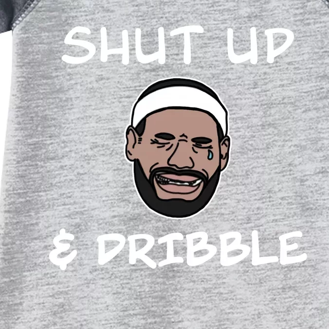 Labron Crying Shut Up And Dribble Infant Baby Jersey Bodysuit