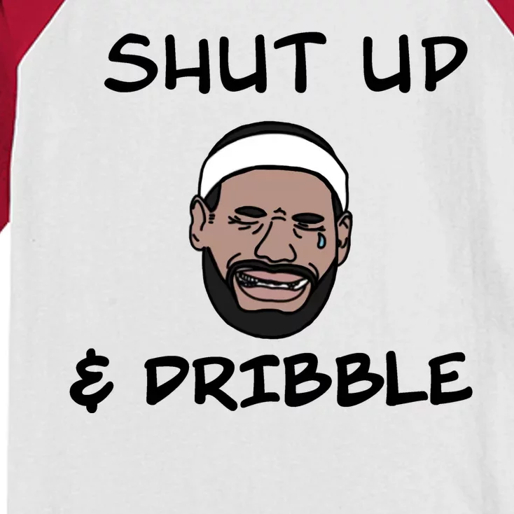 Labron Crying Shut Up And Dribble Kids Colorblock Raglan Jersey