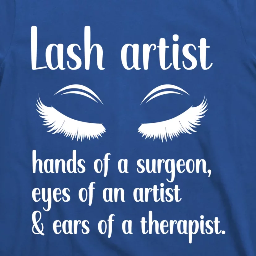 Lash Artist Cute Definition Eyelash Artist Gift T-Shirt