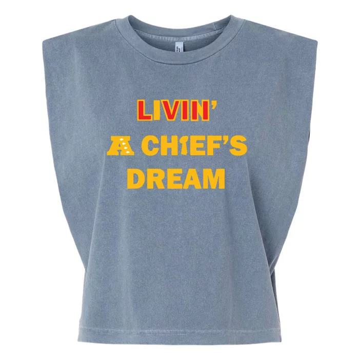 Living A Chief Dream Garment-Dyed Women's Muscle Tee