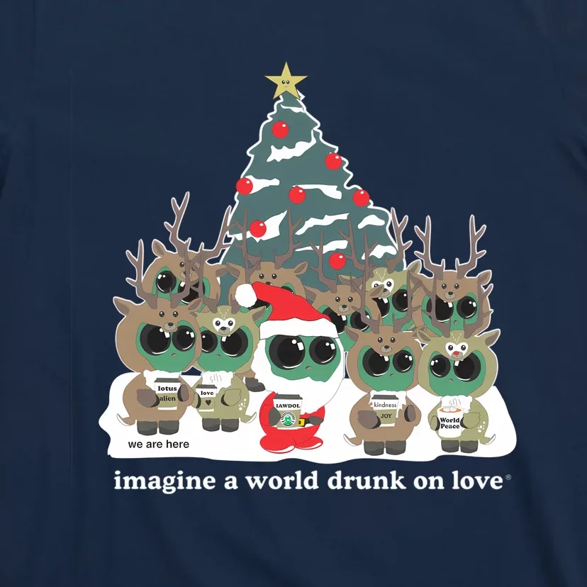 Lotus Alien Christmas Party T-Shirt