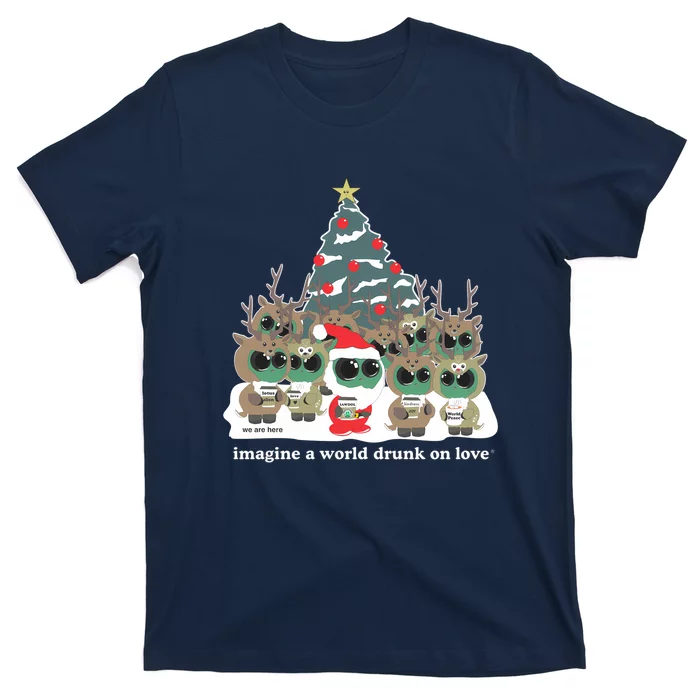 Lotus Alien Christmas Party T-Shirt