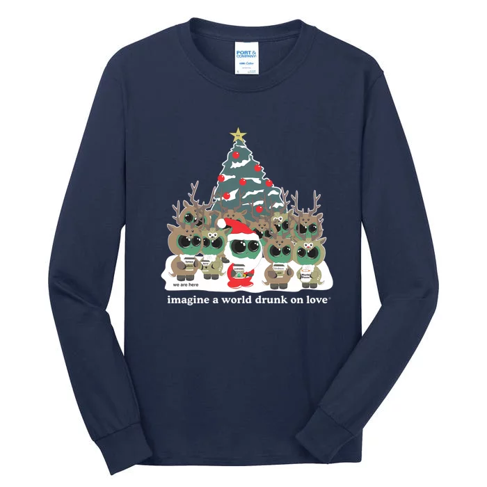 Lotus Alien Christmas Party Tall Long Sleeve T-Shirt