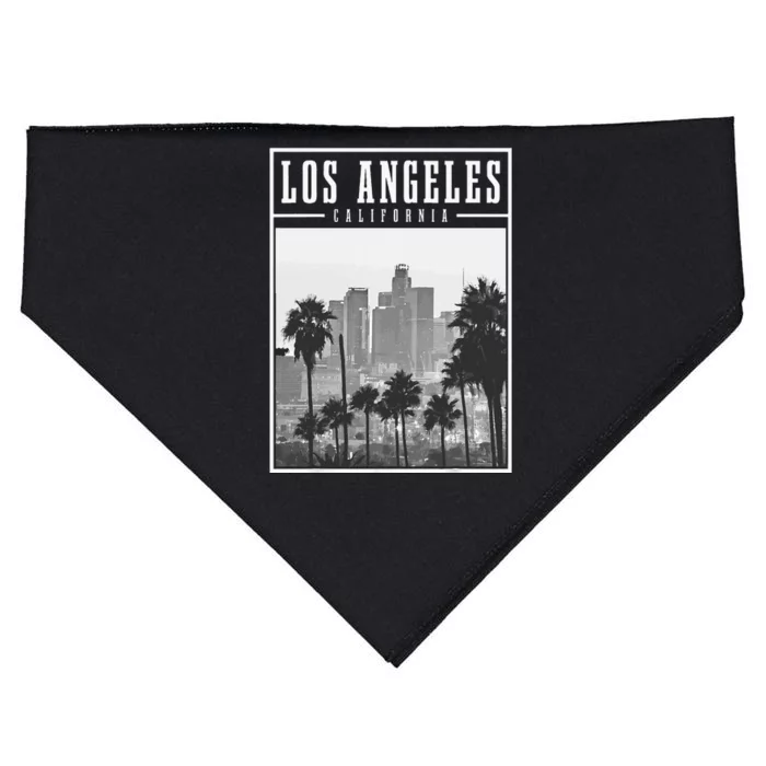 Los Angeles California La Skyline Vintage Pride USA-Made Doggie Bandana