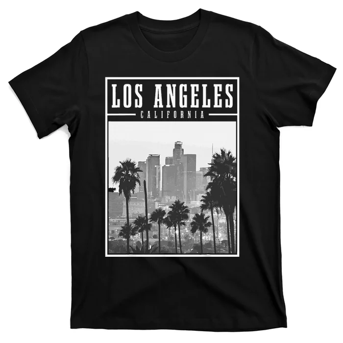 Los Angeles California La Skyline Vintage Pride T-Shirt