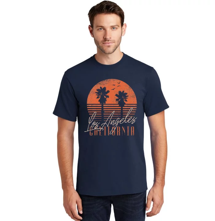 Los Angeles California Beach Retro Summer Graphic Tall T-Shirt