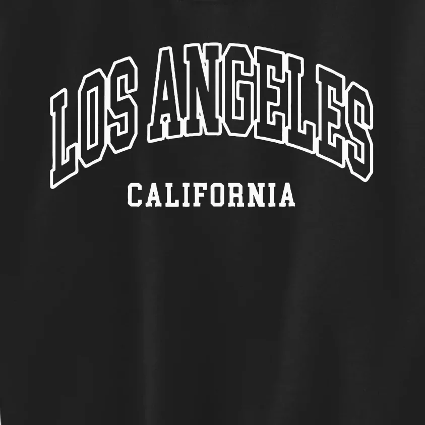 Los Angeles California Throwback Design Classic Kids Sweatshirt