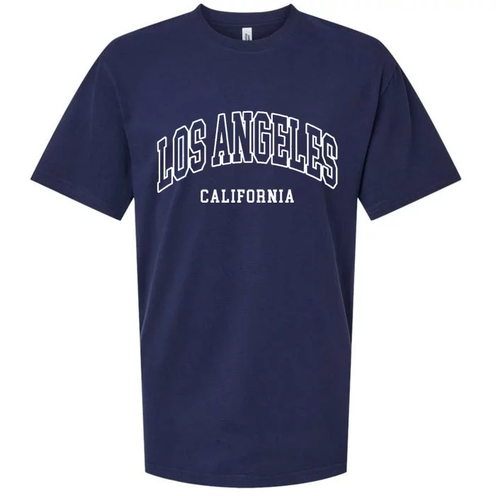 Los Angeles California Throwback Design Classic Sueded Cloud Jersey T-Shirt