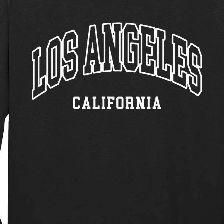 Los Angeles California Throwback Design Classic Tall Long Sleeve T-Shirt