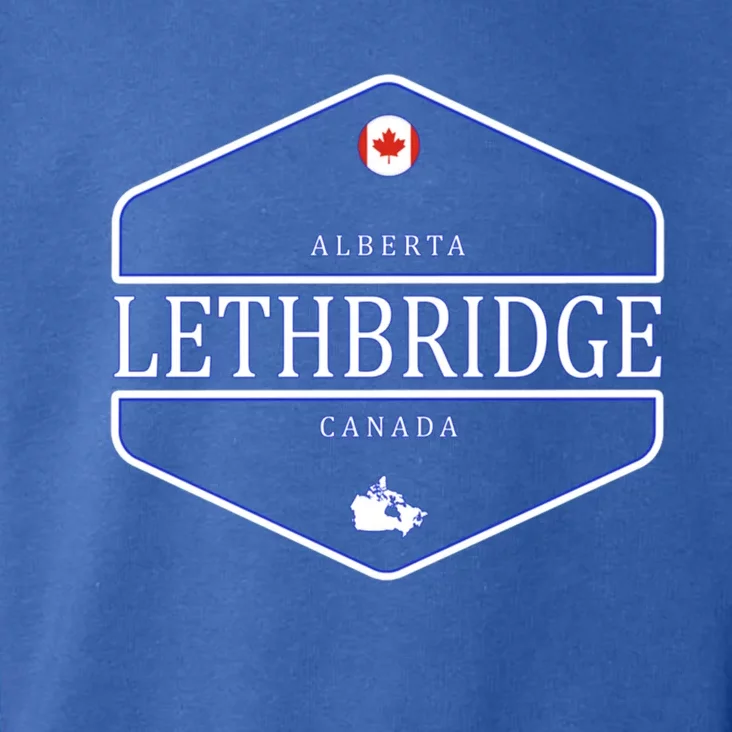 Lethbridge Alberta Canada Lethbridge Canada Funny Gift Toddler Hoodie