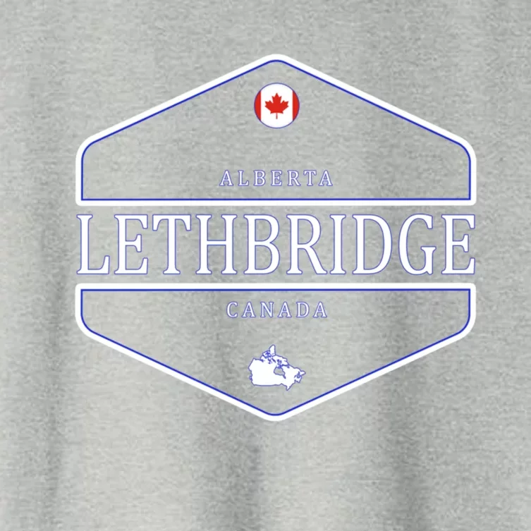 Lethbridge Alberta Canada Lethbridge Canada Funny Gift Women's Crop Top Tee