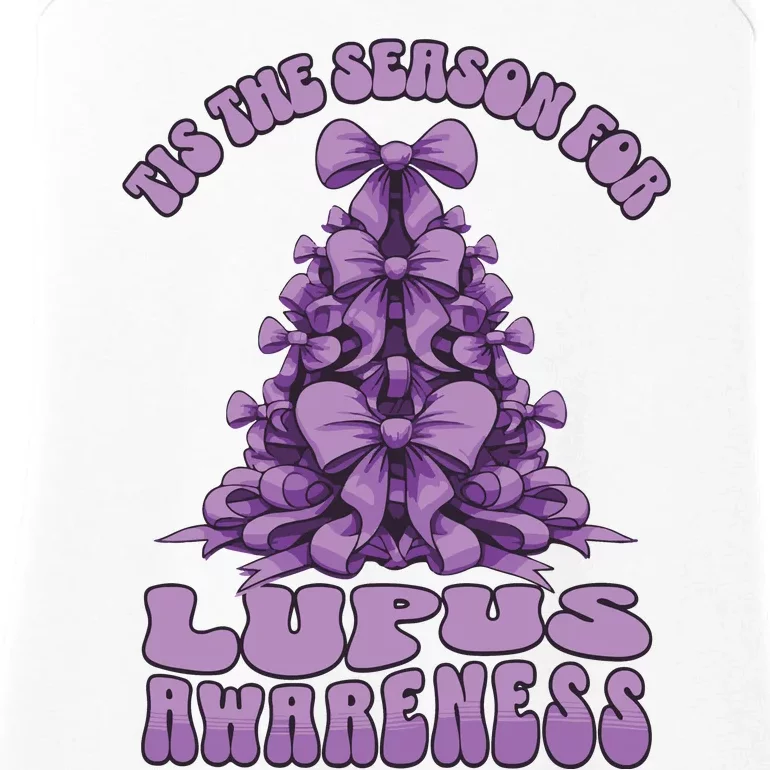 Lupus Awareness Christmas Lupus Ribbon Ladies Essential Tank