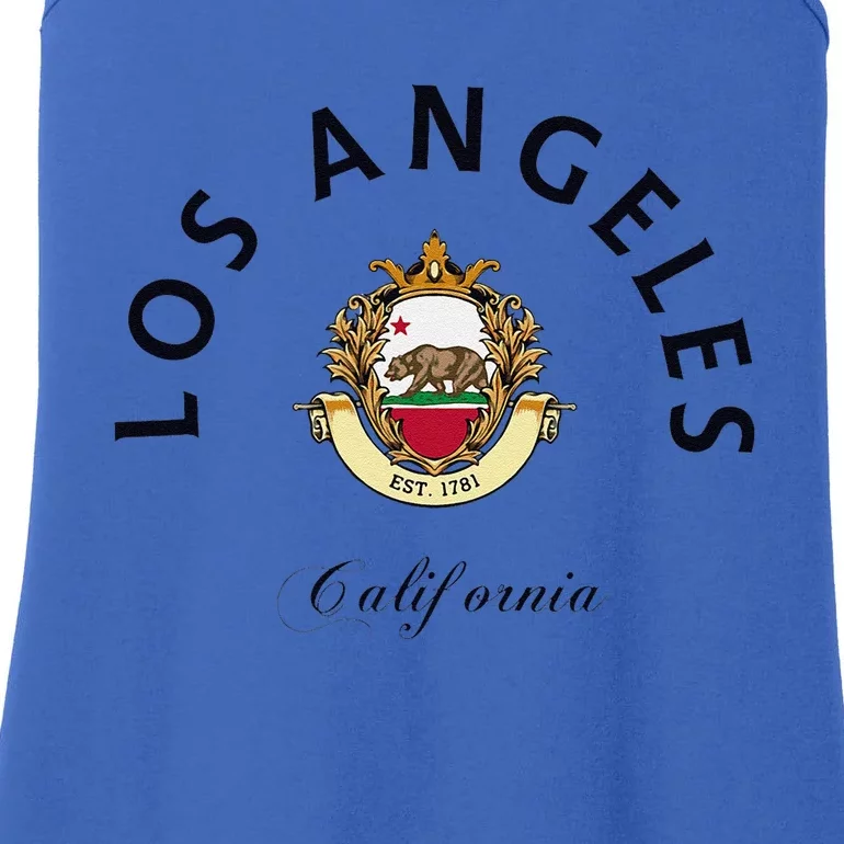 Los Angeles California Trip Los Angeles Traveller California Ladies Essential Tank