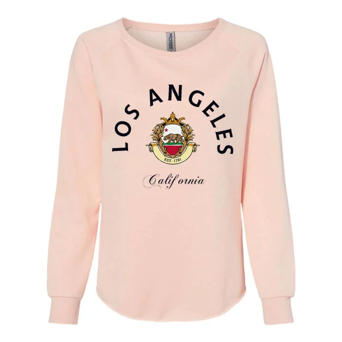 Los Angeles California Trip Los Angeles Traveller California Womens California Wash Sweatshirt