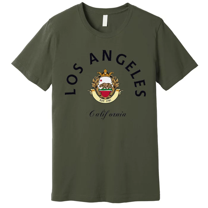 Los Angeles California Trip Los Angeles Traveller California Premium T-Shirt