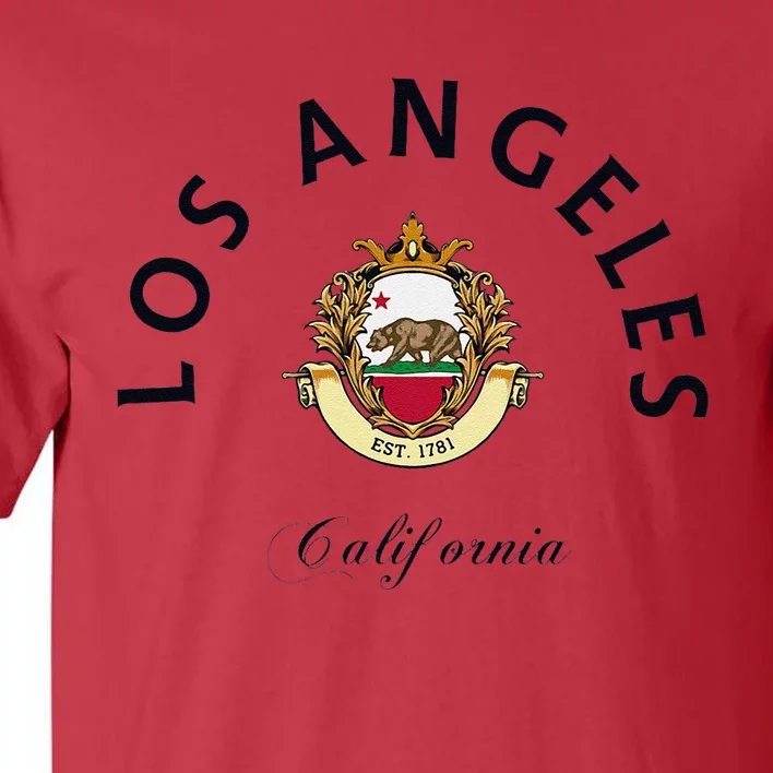 Los Angeles California Trip Los Angeles Traveller California Tall T-Shirt