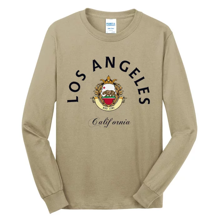 Los Angeles California Trip Los Angeles Traveller California Tall Long Sleeve T-Shirt