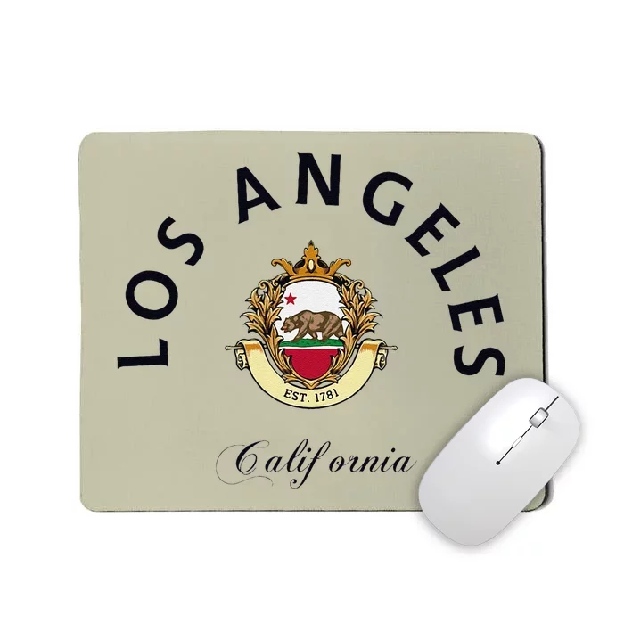 Los Angeles California Trip Los Angeles Traveller California Mousepad