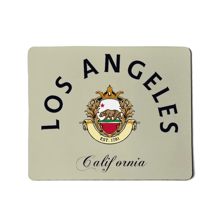 Los Angeles California Trip Los Angeles Traveller California Mousepad