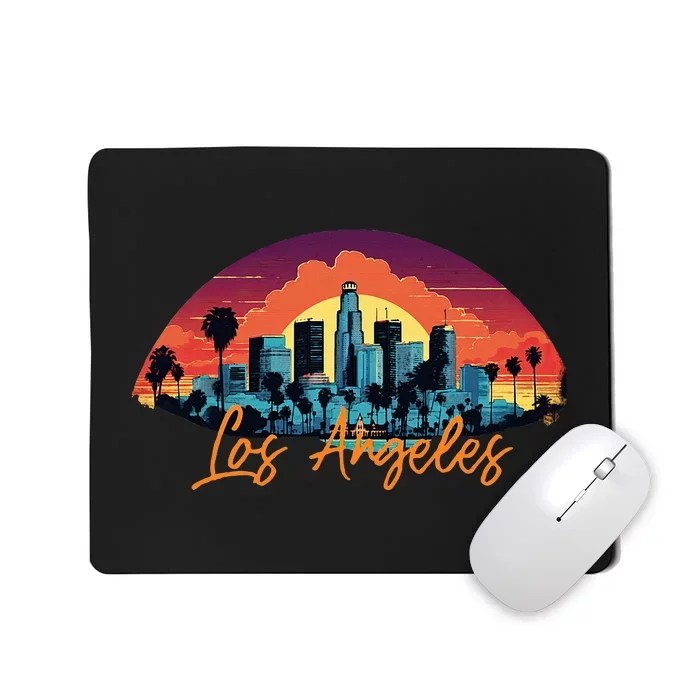 Los Angeles California City Downtown Skyline California L.A. Mousepad