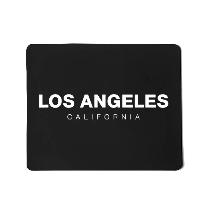 Los Angeles California Minimalist Design Classic Mousepad