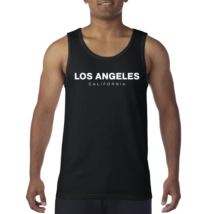 Los Angeles California Minimalist Design Classic Tank Top