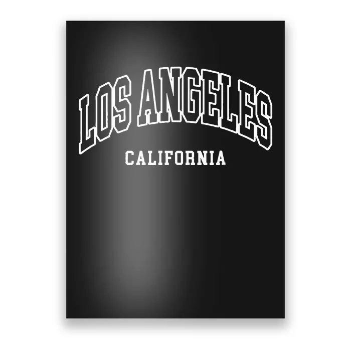 Los Angeles California Throwback Design Classic Poster