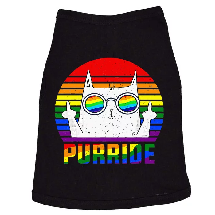 Lgbt Ally Cat Kitten Be Kind Gay Rainbow Funny Lgbtq Doggie Tank