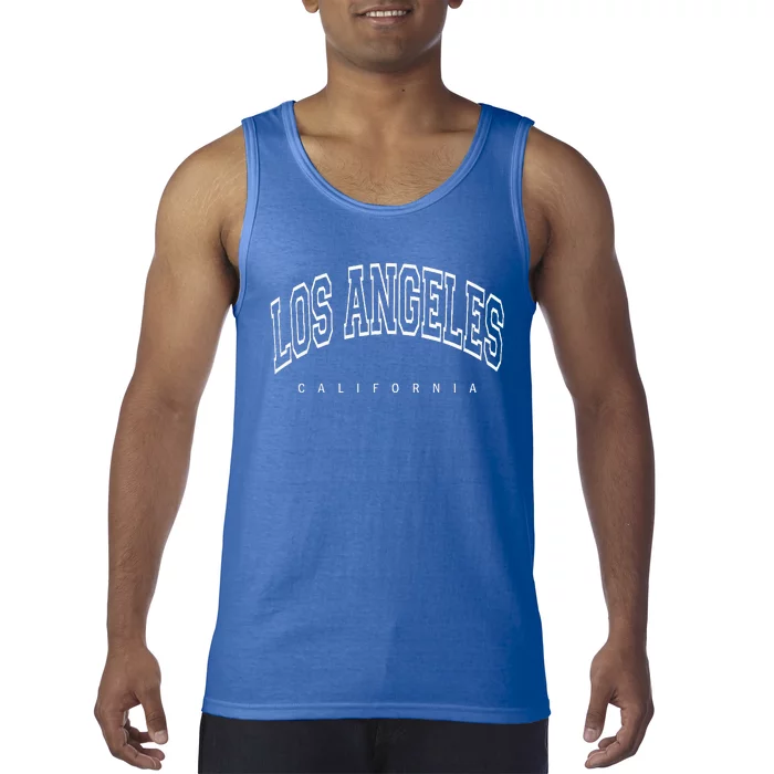 Los Angeles California Throwback Tank Top