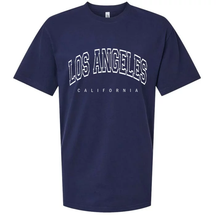 Los Angeles California Throwback Sueded Cloud Jersey T-Shirt