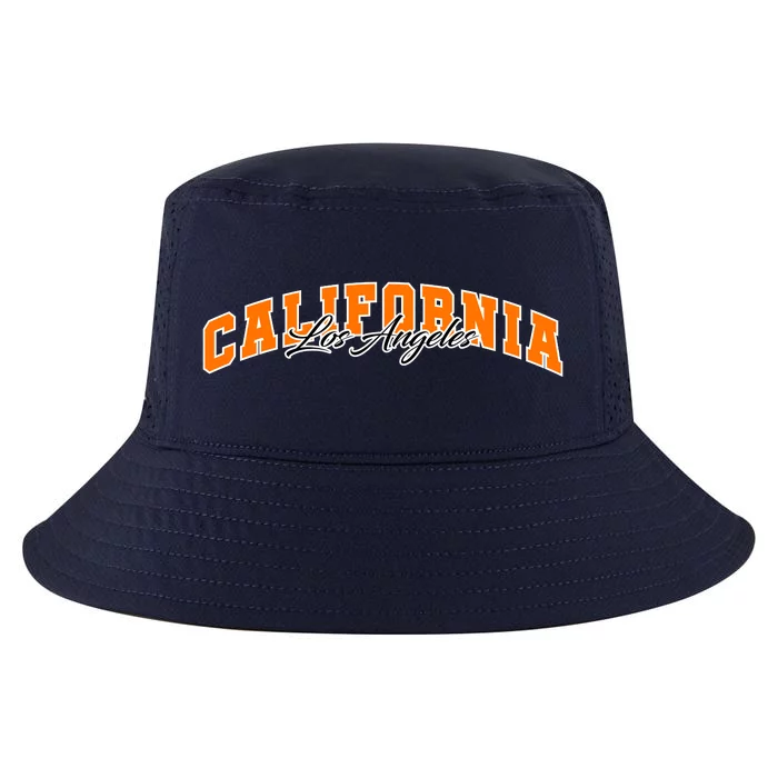 Los Angeles California Sporty Logo Cool Comfort Performance Bucket Hat