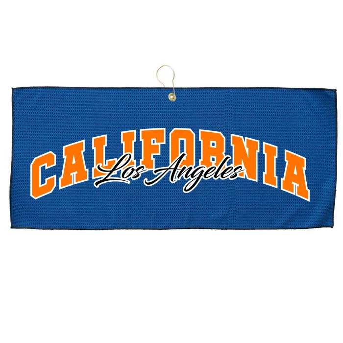 Los Angeles California Sporty Logo Large Microfiber Waffle Golf Towel