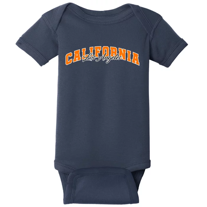 Los Angeles California Sporty Logo Baby Bodysuit