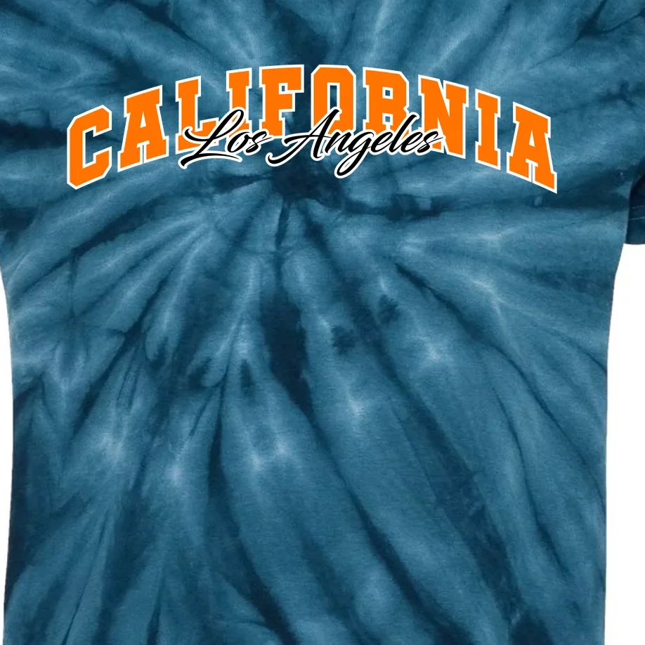 Los Angeles California Sporty Logo Kids Tie-Dye T-Shirt