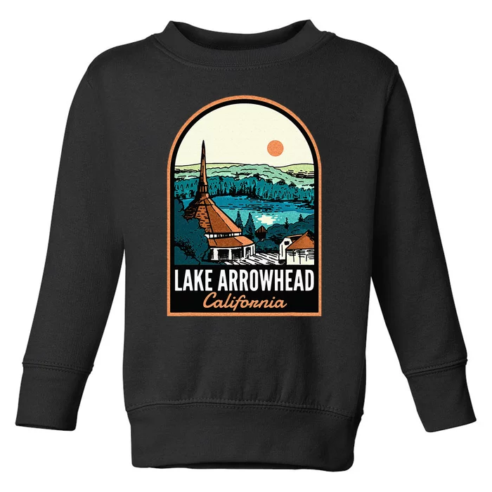 Lake Arrowhead California Vintage Toddler Sweatshirt