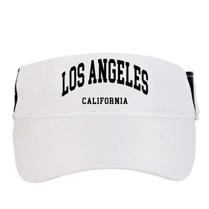 Los Angeles California Throwback Design Classic Adult Drive Performance Visor