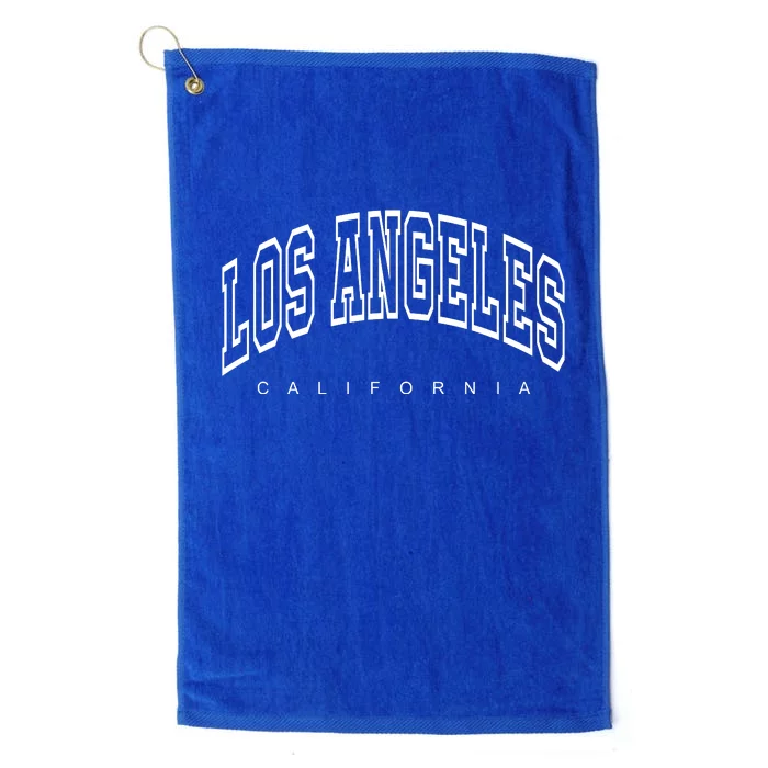 Los Angeles California Platinum Collection Golf Towel