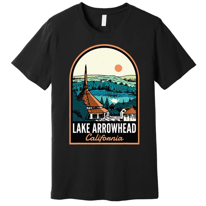 Lake Arrowhead California Vintage Premium T-Shirt