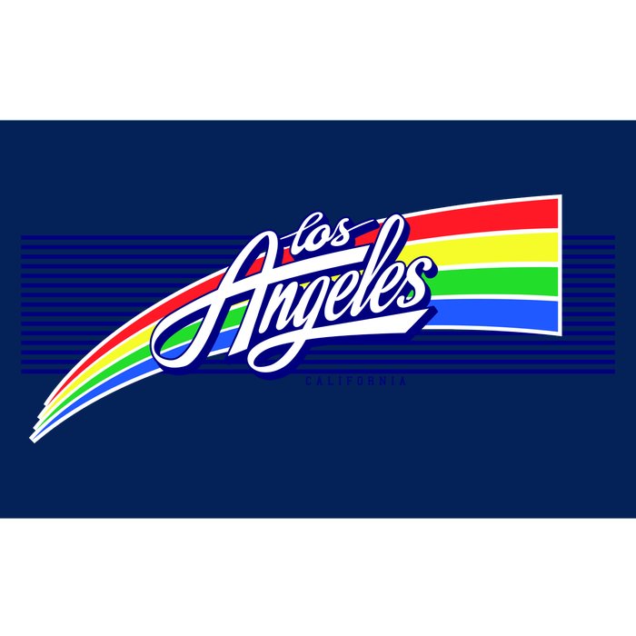 Los Angeles California Rainbow Logo Bumper Sticker