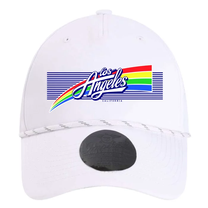 Los Angeles California Rainbow Logo Performance The Dyno Cap