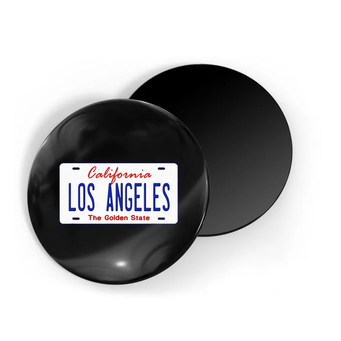 Los Angeles California License Plate Magnet