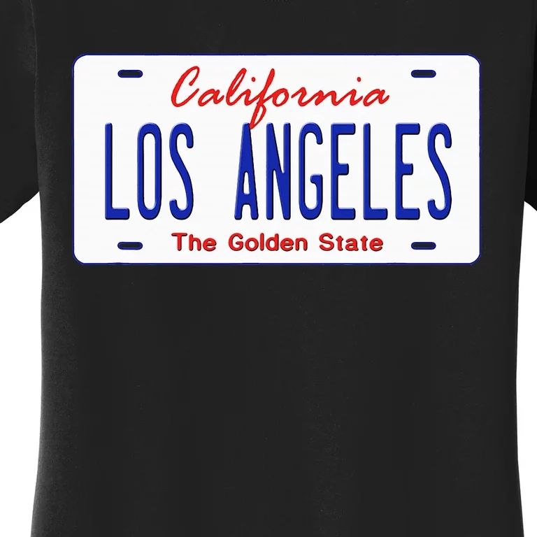 Los Angeles California License Plate Women's T-Shirt