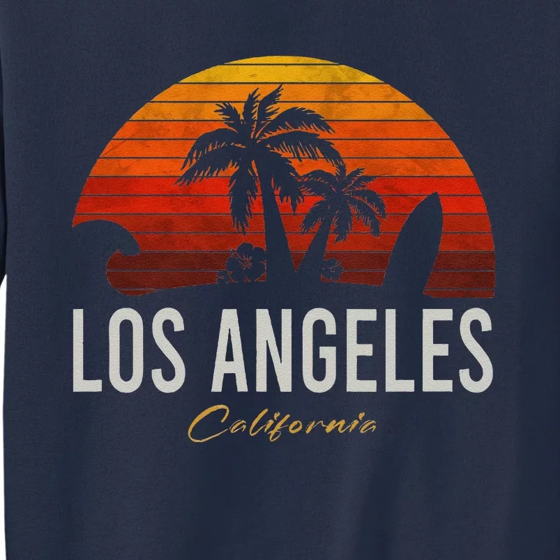 Los Angeles California Retro Surfer Vintage Beach Sweatshirt