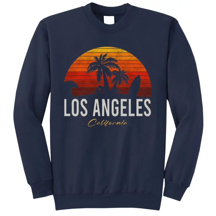 Los Angeles California Retro Surfer Vintage Beach Sweatshirt