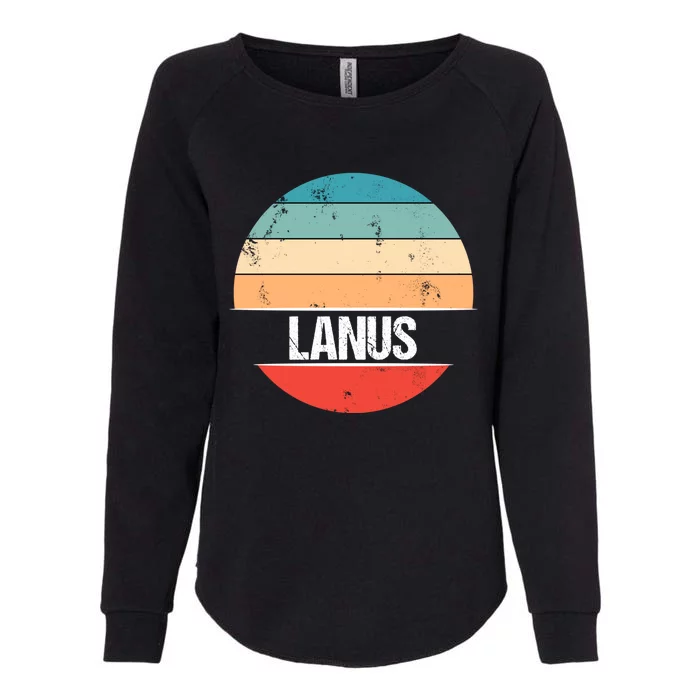 Lanús Argentina City Trip Gift Womens California Wash Sweatshirt